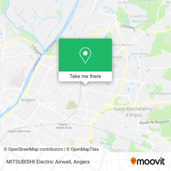 MITSUBISHI Electric Airwell map