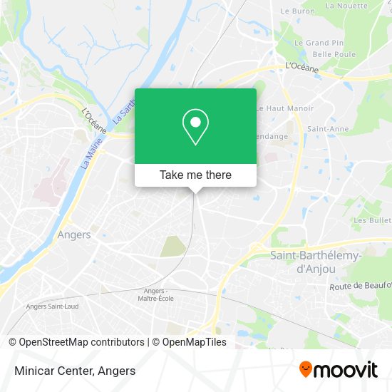 Minicar Center map