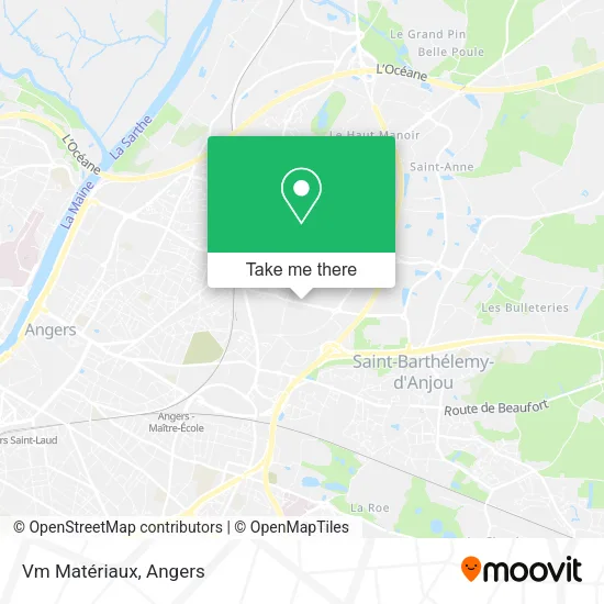Vm Matériaux map