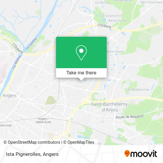 Ista Pignerolles map
