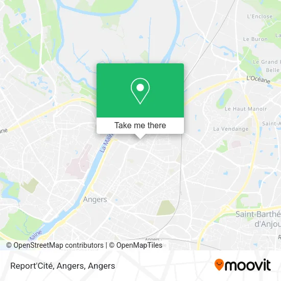 Report'Cité, Angers map