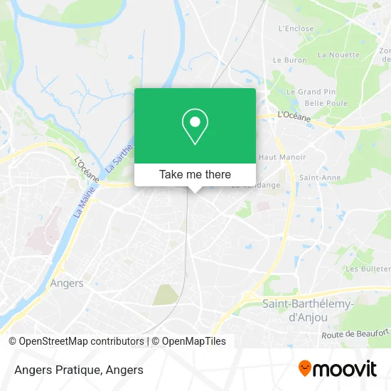 Angers Pratique map