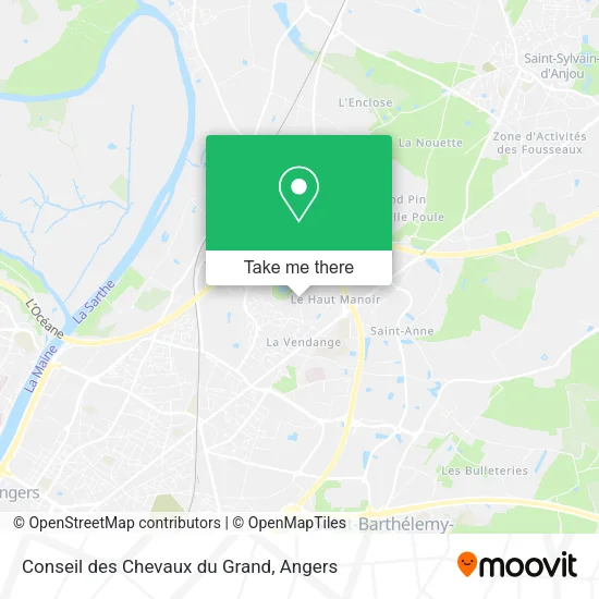 Conseil des Chevaux du Grand map