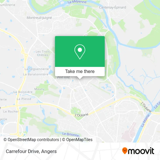 Carrefour Drive map