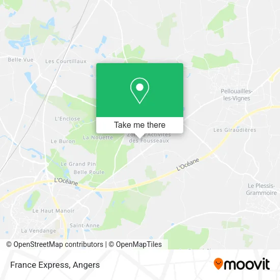 France Express map