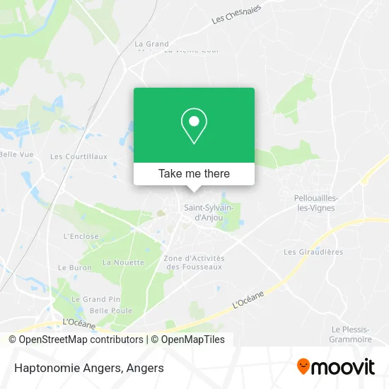 Haptonomie Angers map