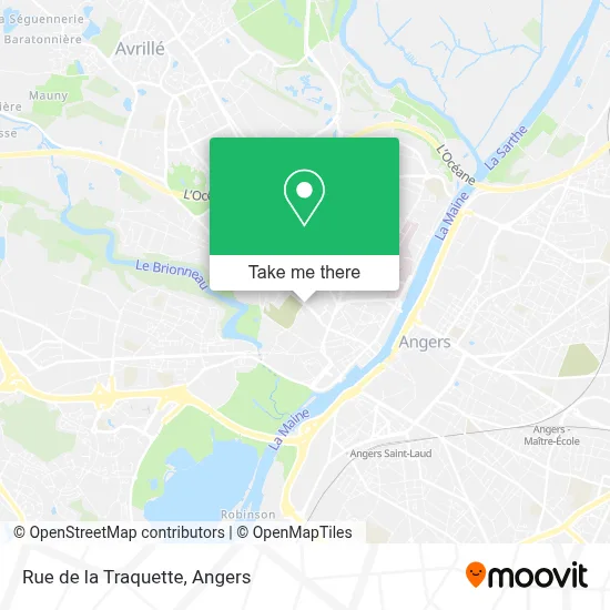 Rue de la Traquette map