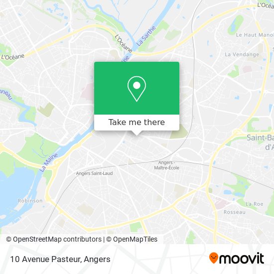 10 Avenue Pasteur map