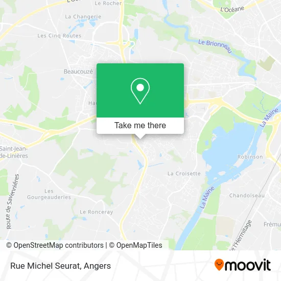 Rue Michel Seurat map