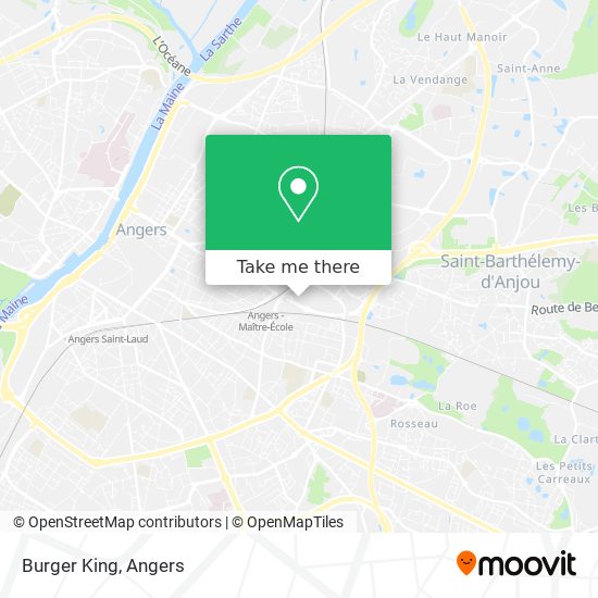 Burger King map