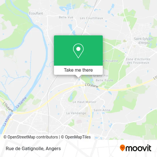 Mapa Rue de Gatignolle