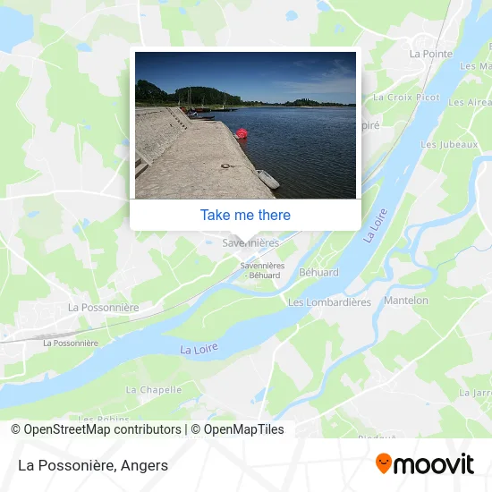 La Possonière map
