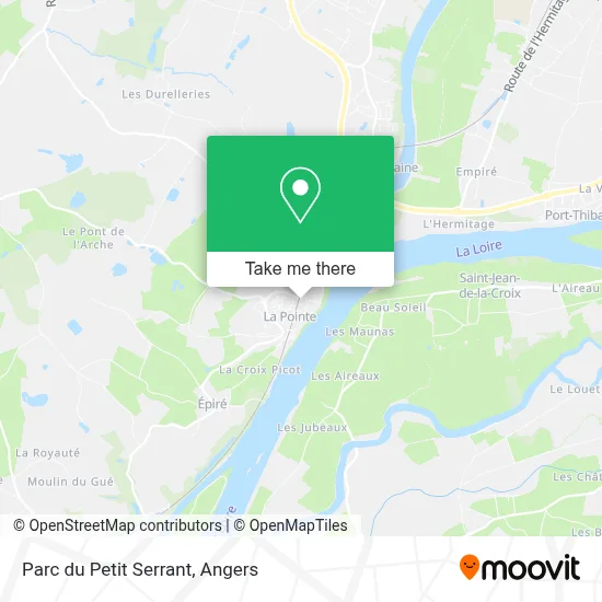 Parc du Petit Serrant map