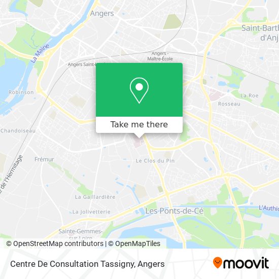 Centre De Consultation Tassigny map