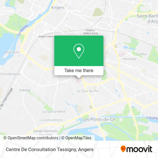 Centre De Consultation Tassigny map
