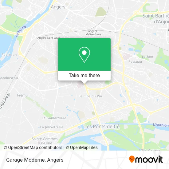 Garage Moderne map