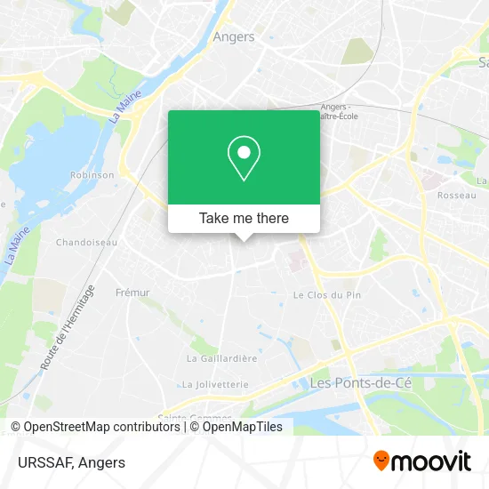 URSSAF map