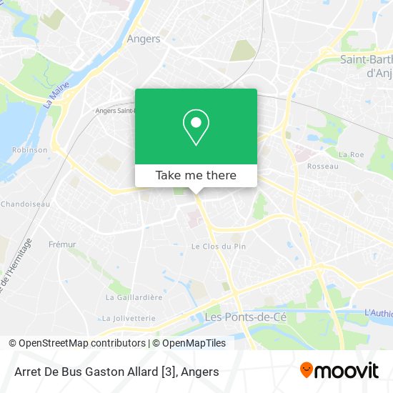 Arret De Bus Gaston Allard [3] map