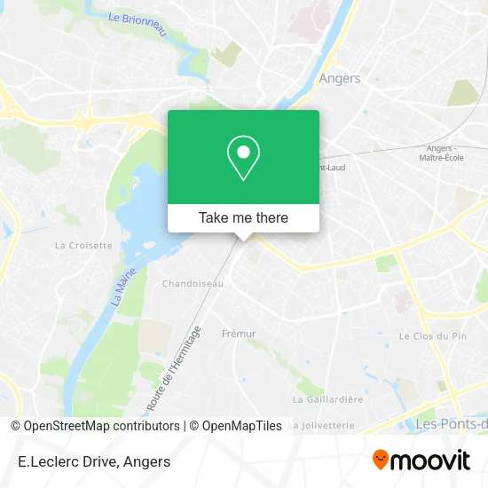 E.Leclerc Drive map