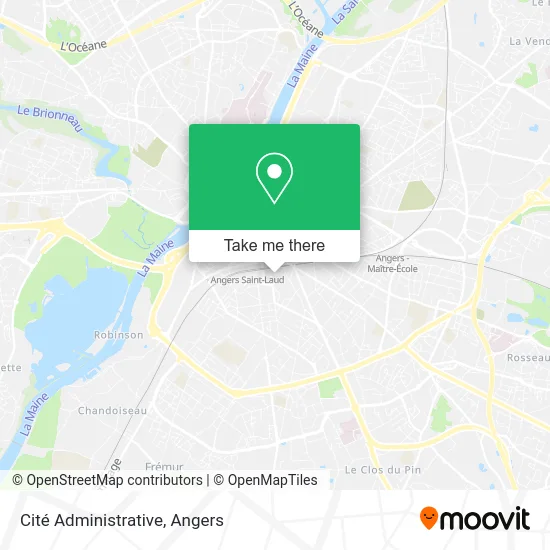 Mapa Cité Administrative