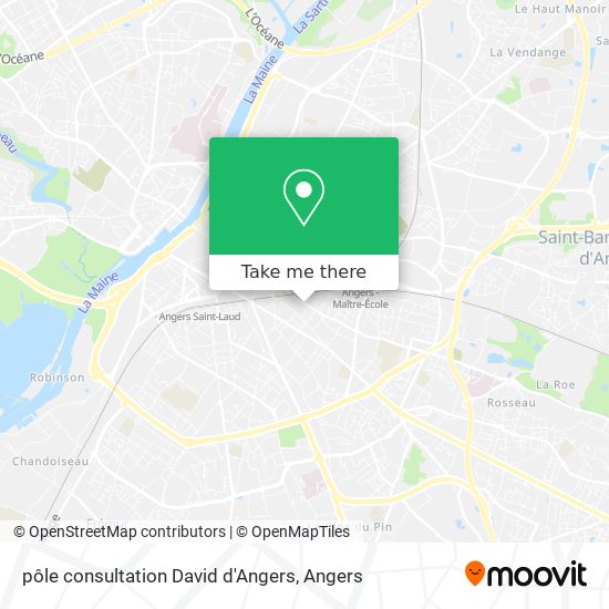 pôle consultation David  d'Angers map
