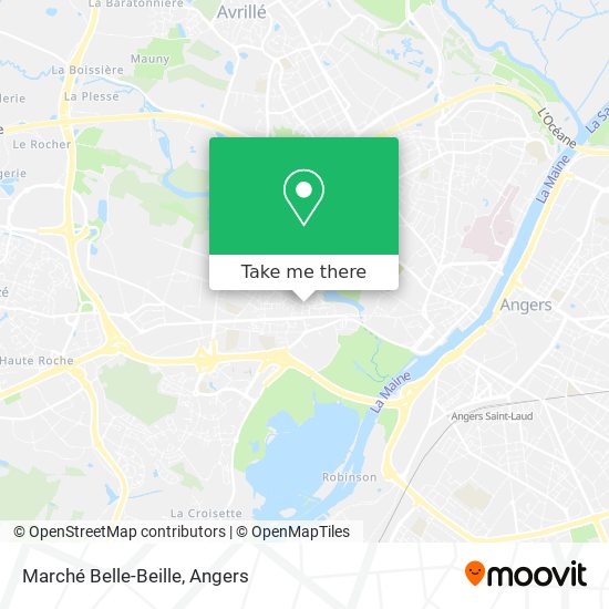 Marché Belle-Beille map