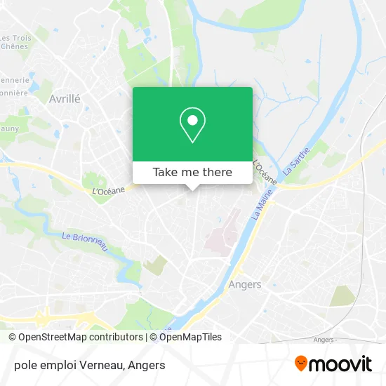 pole emploi Verneau map