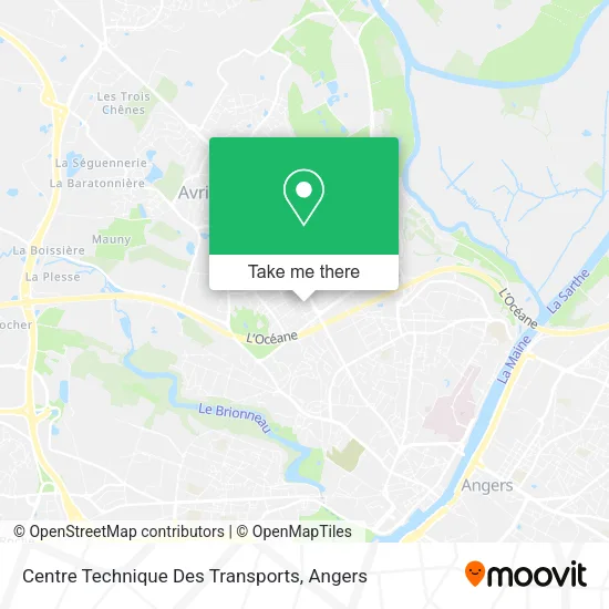 Centre Technique Des Transports map