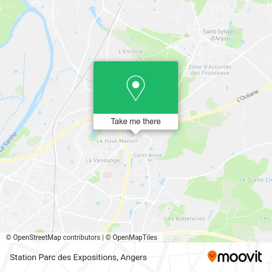 Mapa Station Parc des Expositions
