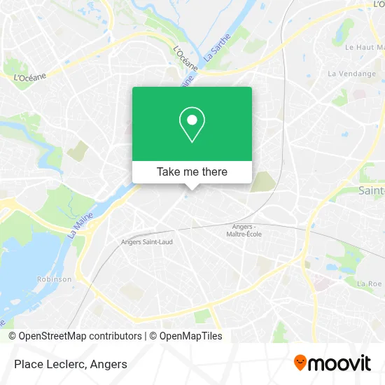 Place Leclerc map