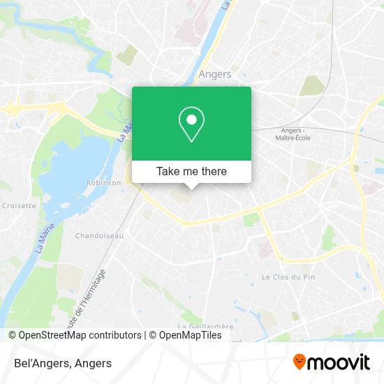 Bel'Angers map