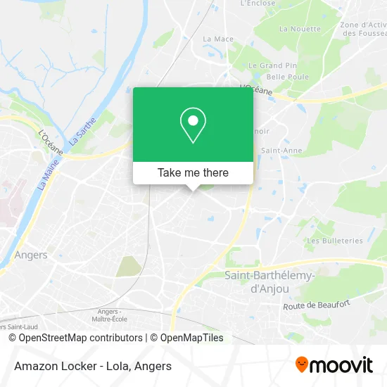 Amazon Locker - Lola map