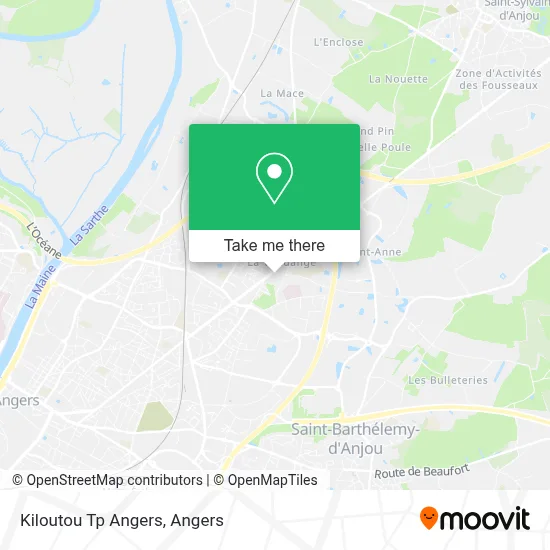 Kiloutou Tp Angers map