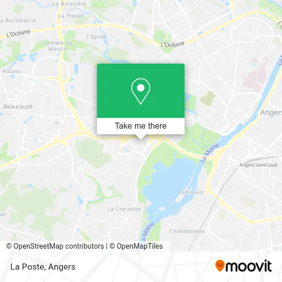La Poste map