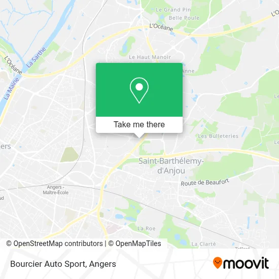 Bourcier Auto Sport map