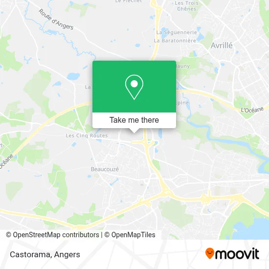 Castorama map