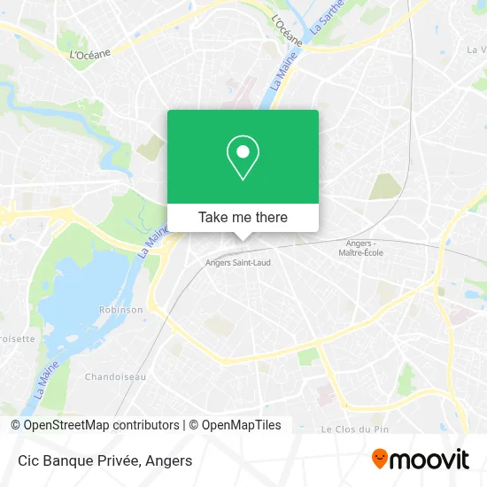 Cic Banque Privée map