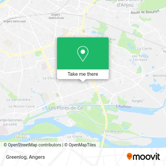 Greenlog map
