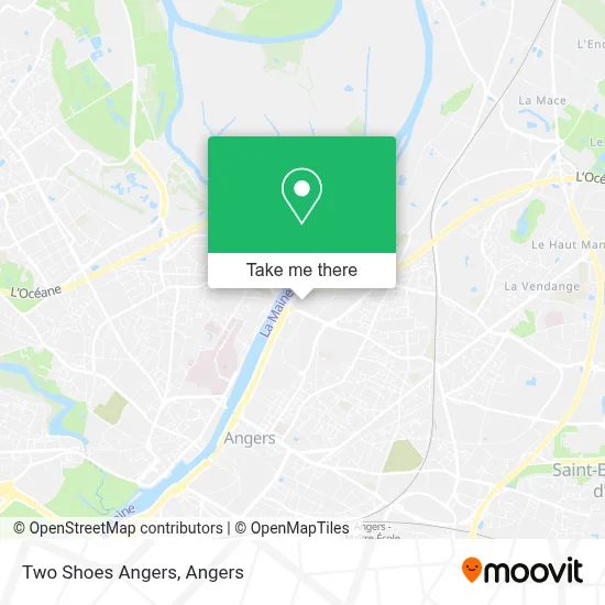 Two Shoes Angers map