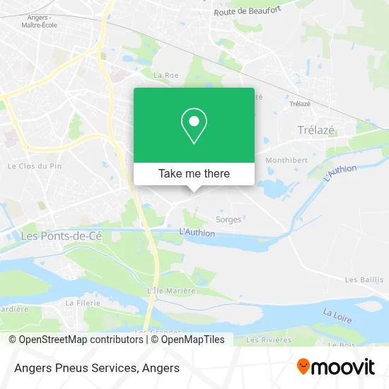 Angers Pneus Services map