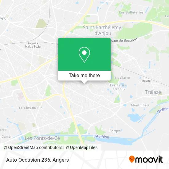 Auto Occasion 236 map