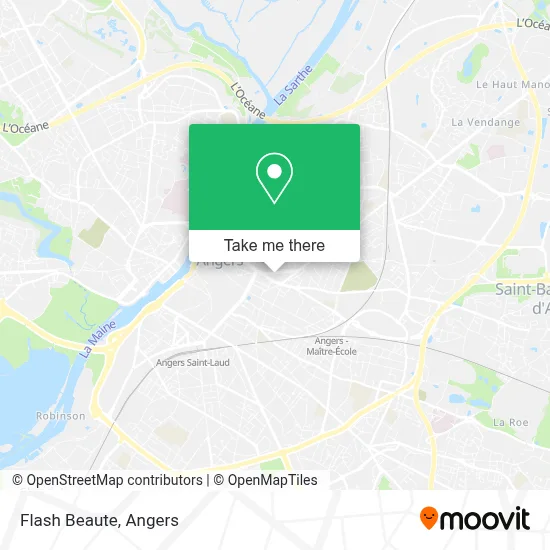 Flash Beaute map
