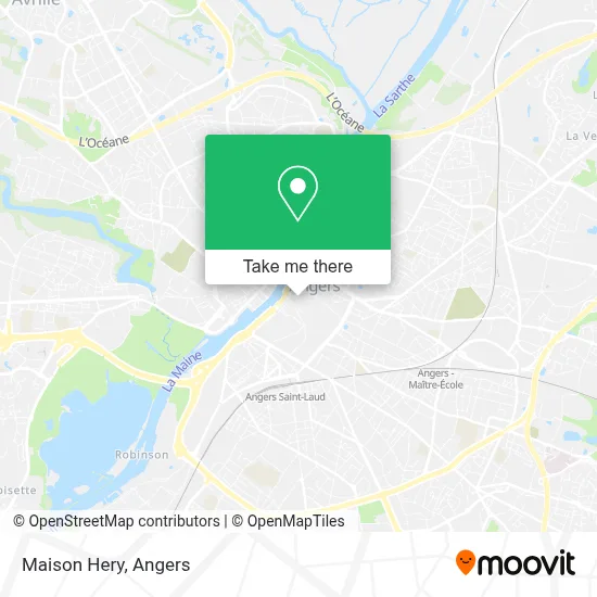 Maison Hery map