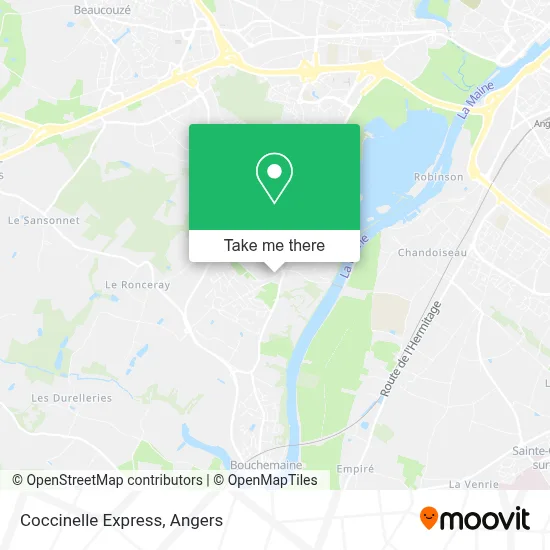 Coccinelle Express map