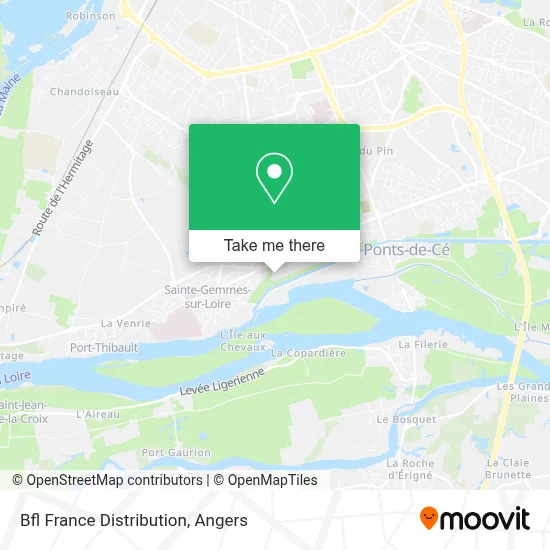 Bfl France Distribution map