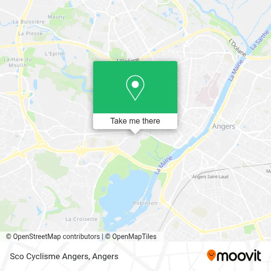 Sco Cyclisme Angers map