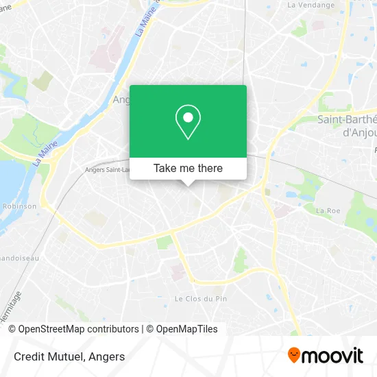 Credit Mutuel map