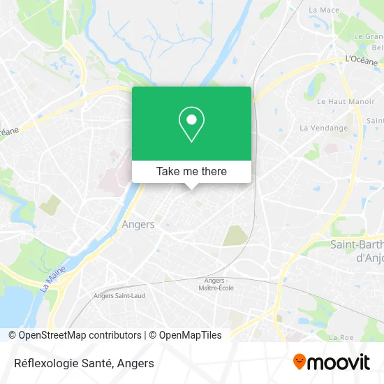 Réflexologie Santé map