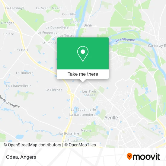 Odea map