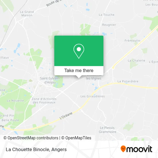 La Chouette Binocle map
